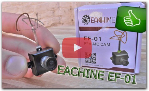 Eachine EF-01 5.8G 40CH 25MW обзор + тест работы