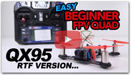 EASY Beginner Fpv Drone - QX95 Review & Flight