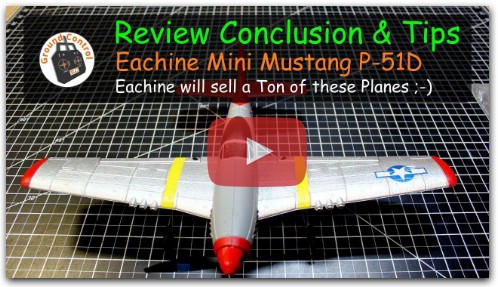 Обзор авиамодели Eachine Mini Mustang P-51D