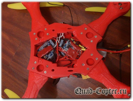 чертежи квадрокоптера 250 размера для печати на 3D принтере