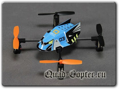 Квадрокоптер Q-Bot для полетов в доме и на улице
