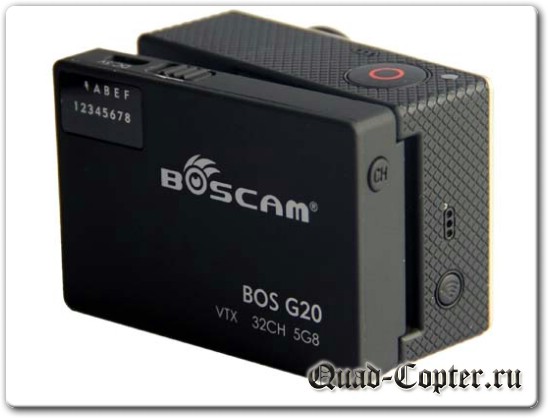 Обзор Boscam Bos G20 5.8G 32CH VTX FPV Transmitter for Gopro 3 3+ 4