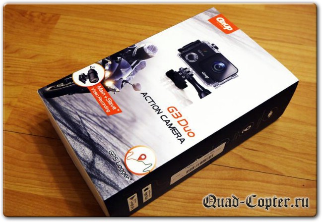 Экшн камера Gitup G3 Duo PRO (сенсорный дисплей, доп.камера, gps)