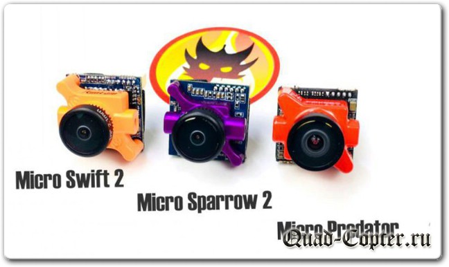 Обзор: курсовая камера Runcam Micro Sparrow 2