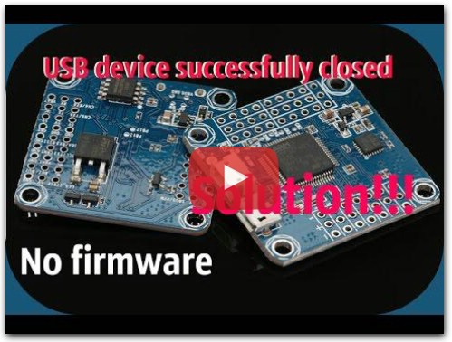 USB device successfully closed Решение проблемы!!! Flip F4,Airbot F4,CC3D Revo Acro.