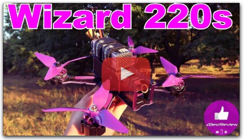 Квадрокоптер Eachine Wizard X220S - Полетный Тест в Стоке!
