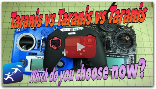 FrSky Taranis X-Lite vs Taranis QX7 vs Taranis X9D SE