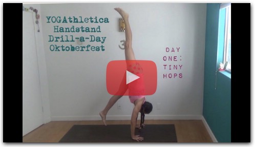 YOGAthletica Yoga Handstand Drill-a-Day Oktoberfest