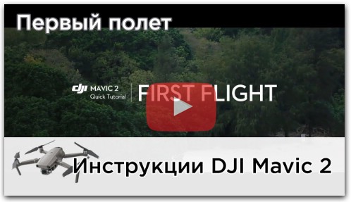 DJI Mavic 2. Первый полет (на русском)