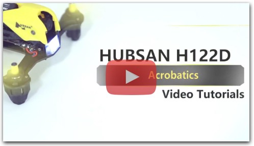 HUBSAN H122D X4 Storm видеоинстукция：Acrobatics