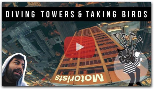 Diving Skyscrapers & Stealing a Bird Scooter