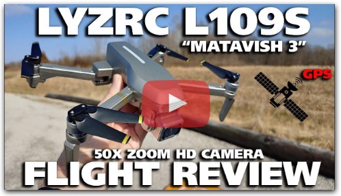 Обзор квадрокоптера LYZRC L109S Matavish 3
