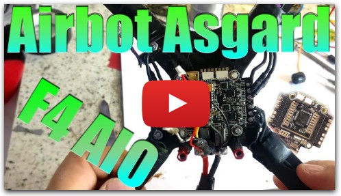 Сборка гоночного дрона на плате Airbot Asgard F4 AIO V2