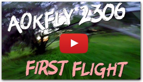 Первый полет на AOKFLY 2306