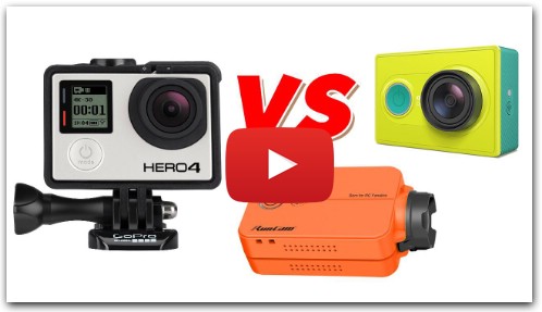 Сравнение камер - GoPro Hero 4 vs Xiaomi Yi vs RunCam 2
