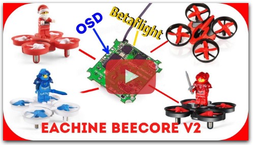 Eachine Beecore V2 Полетный контроллер с OSD для домашнего нанокоптера!