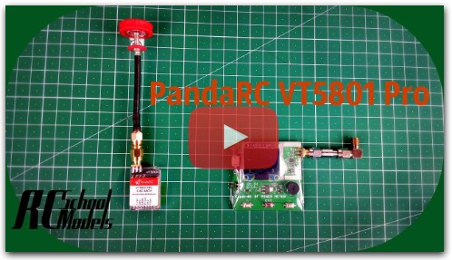 Видеопередатчик PandaRC VT5801 обзор и тест мощности.