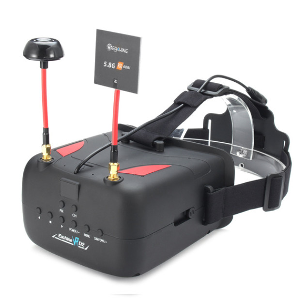 Обзор видеошлема Eachine VR D2 с диверсити и записью полетного видео - Отраслевой портал о БПЛА